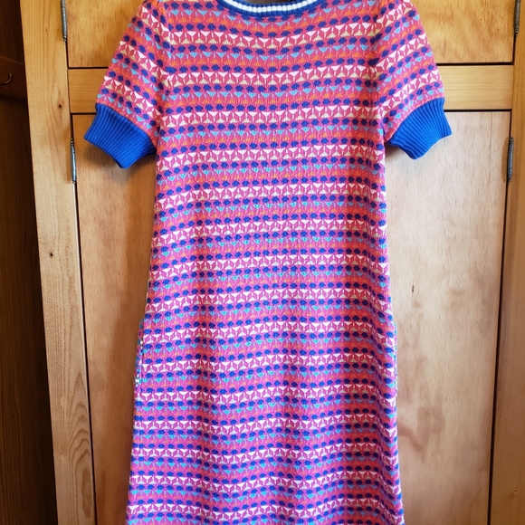 NWT Hannah Andersen cotton knit jacquard dress. - Picture 3 of 8